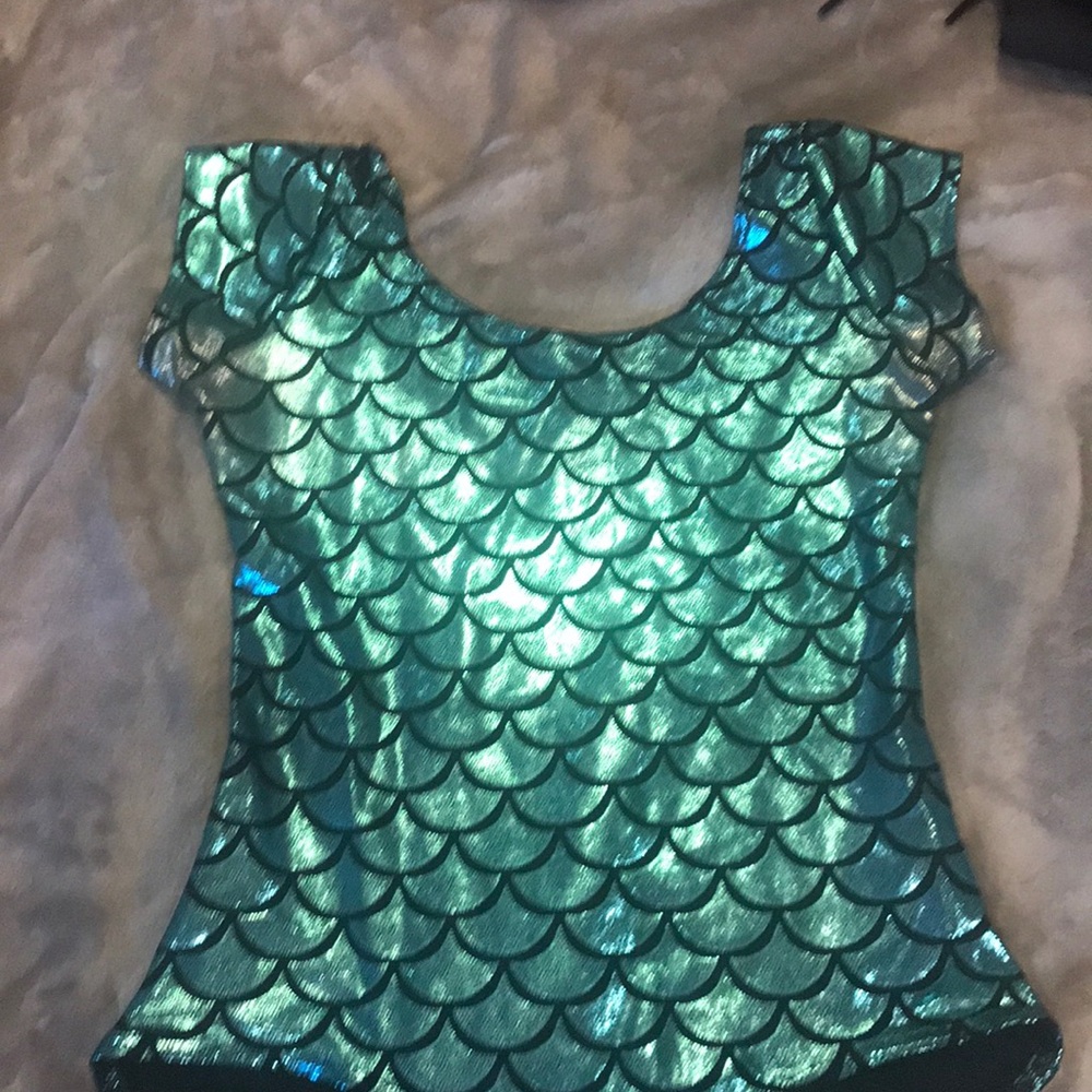 L Blackmilk Mermaid bodysuit